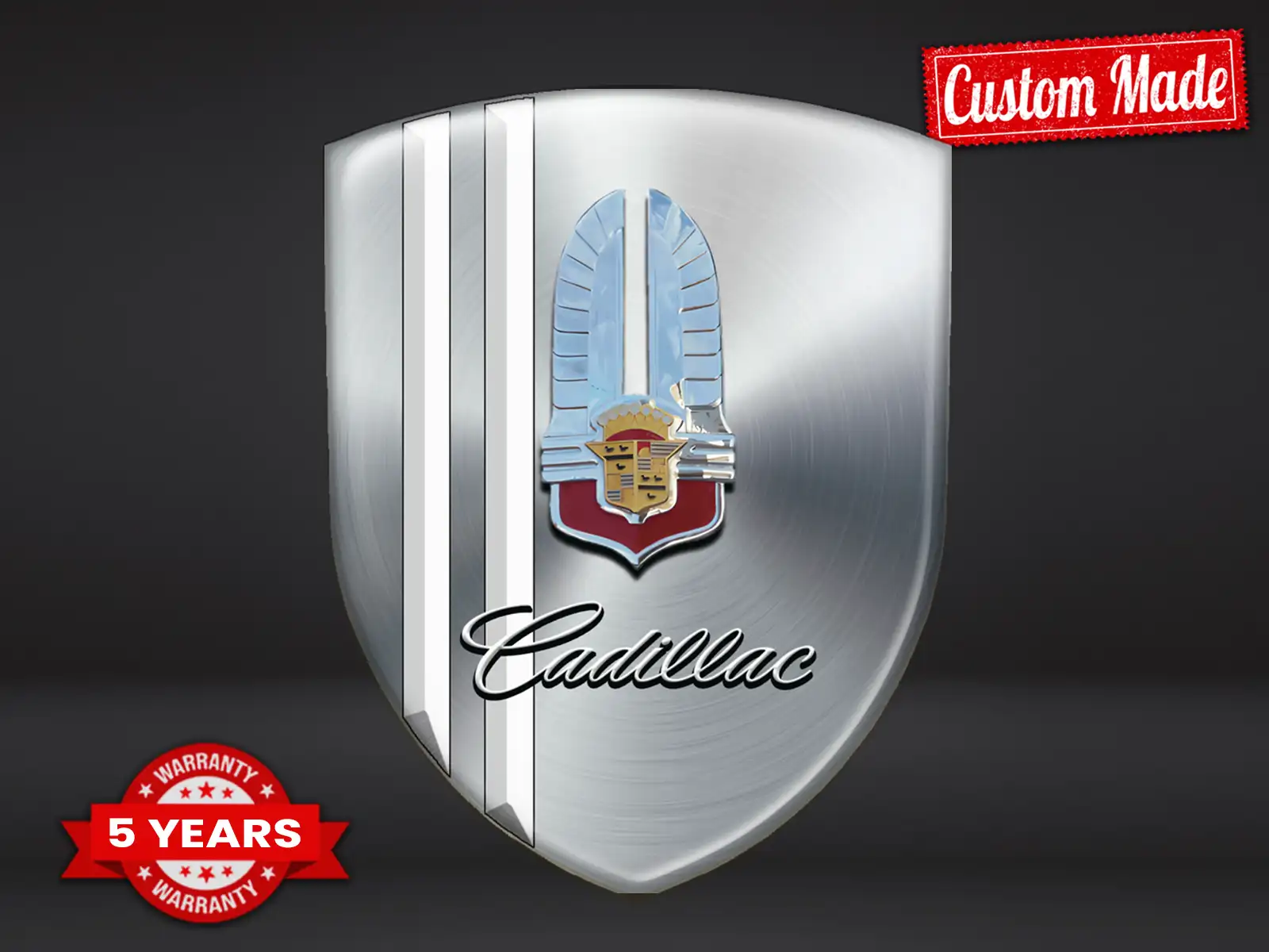 Cadillac Sticker Bombé Moderne Stylé Max Édition Durable